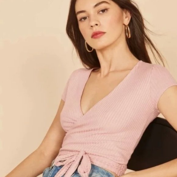 NWT Reformation Flora top in XS - Picture 2 of 4